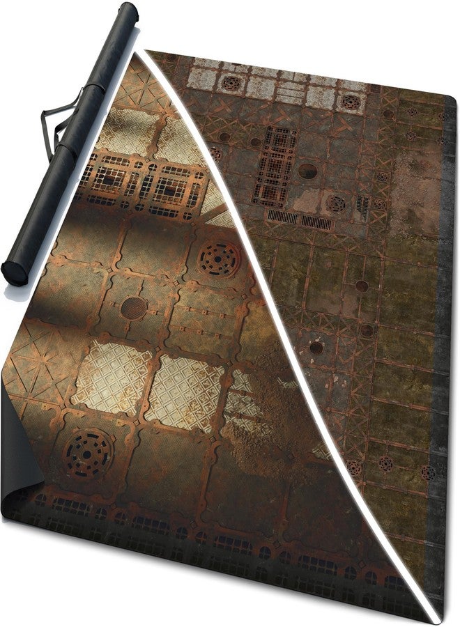 Warzone Studio Kill Team 2-in-1 Double-Sided Rubber Battle Mat: Depalemon + Pale in The Dark + Bag - Image 1